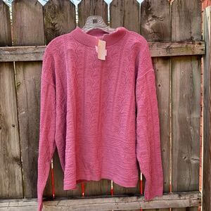 Carly Blake pink sweater sz. 2X NWT